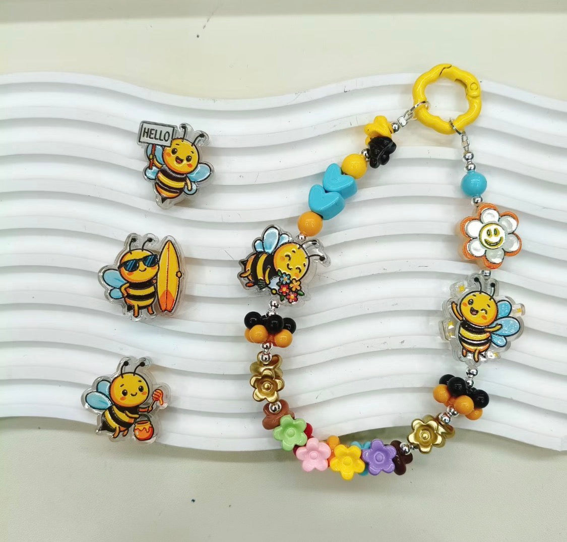 Cute Bees Acrylic Focal Mix Secondary image