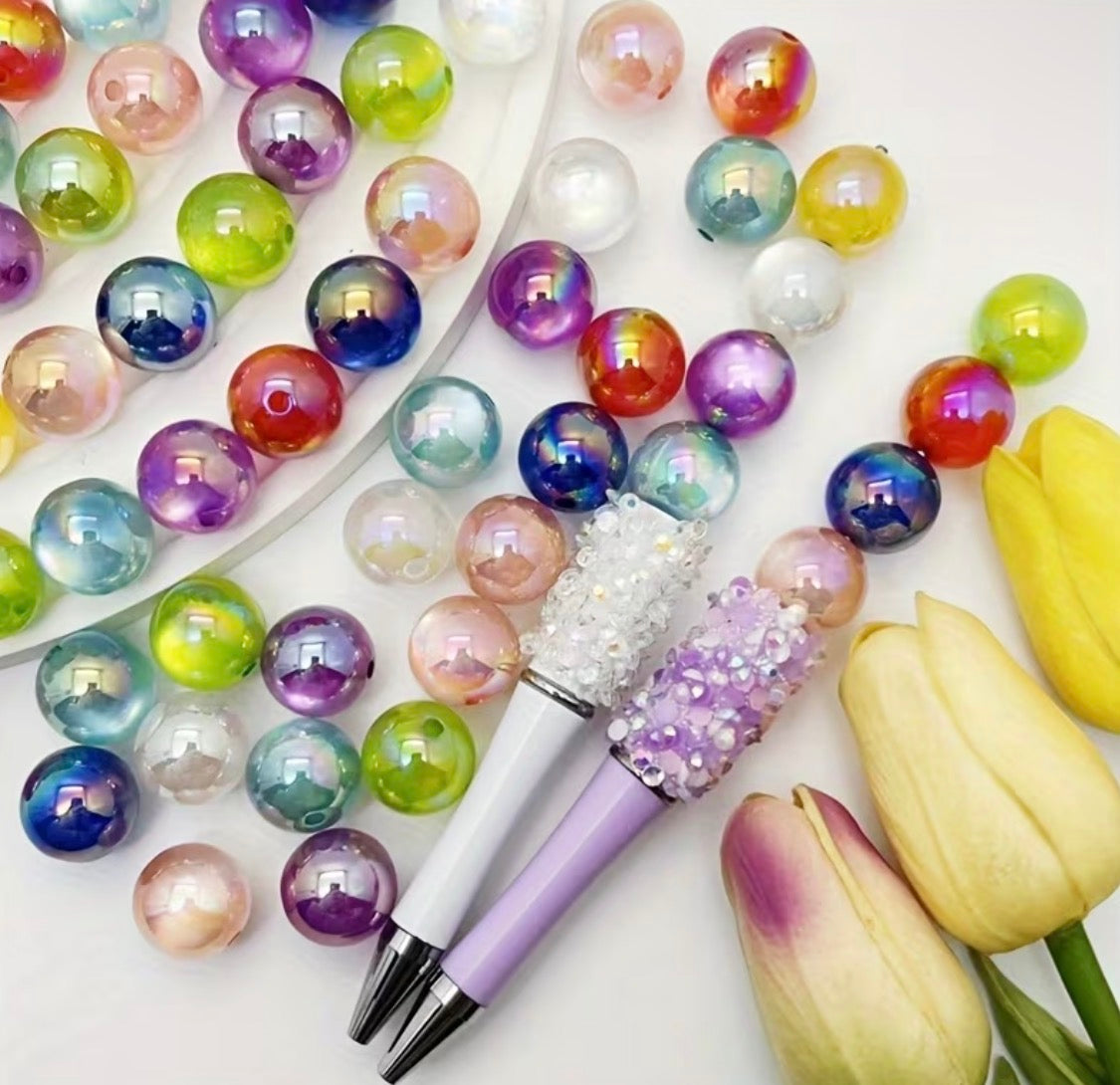 16mm Shiny UV Cat Eye Beads Mix-Y11 Main image