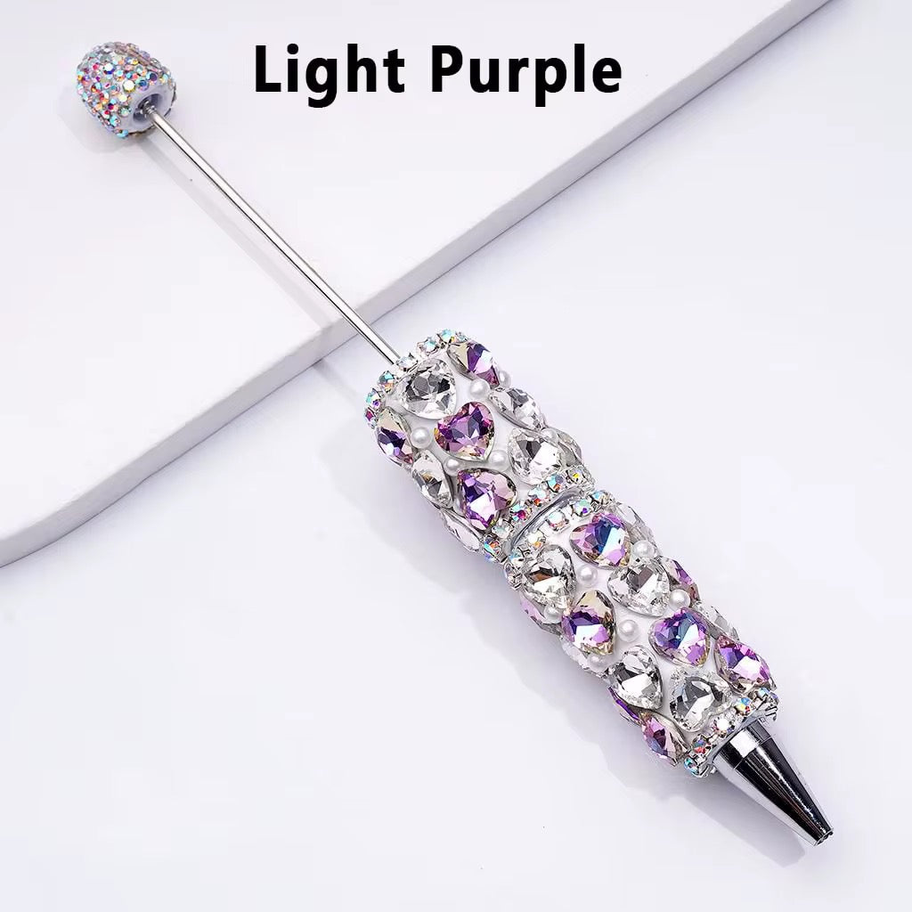 Crystal Heart Rhinestone Beadable Pens