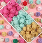16mm Crochet Beads