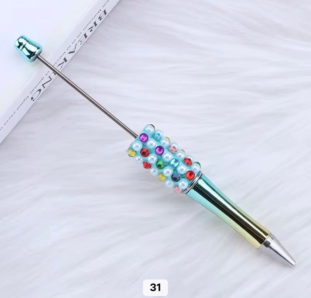 Rhinestone Pearl Shinny Metallic Beadable Pens