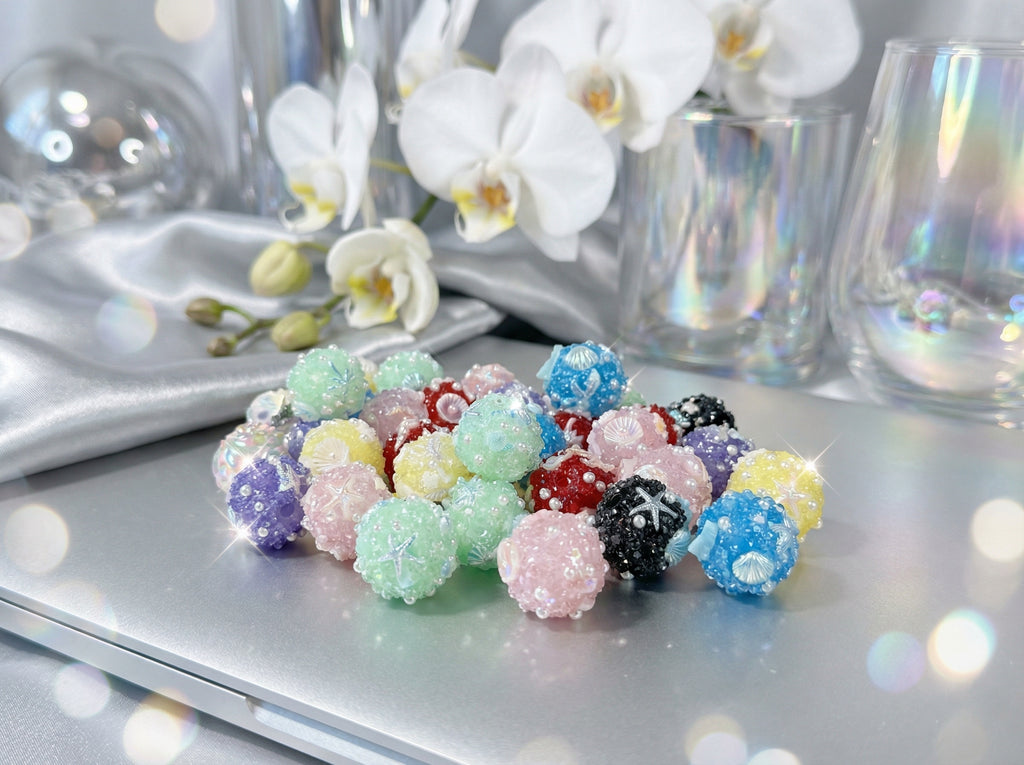 18mm Ocean Sugar Fancy Bead (5pcs)-Z4