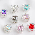 16mm Diamond Star Metal Rhinestone Beads