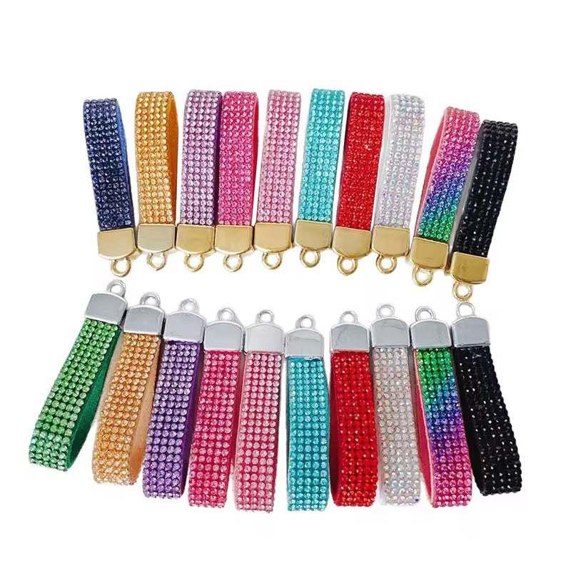 Rhinestone Keychain Wristlet (10pcs)