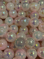 16mm Glossy Ombre Color Acrylic Beads With UV Finish (Mix & Single Colors)
