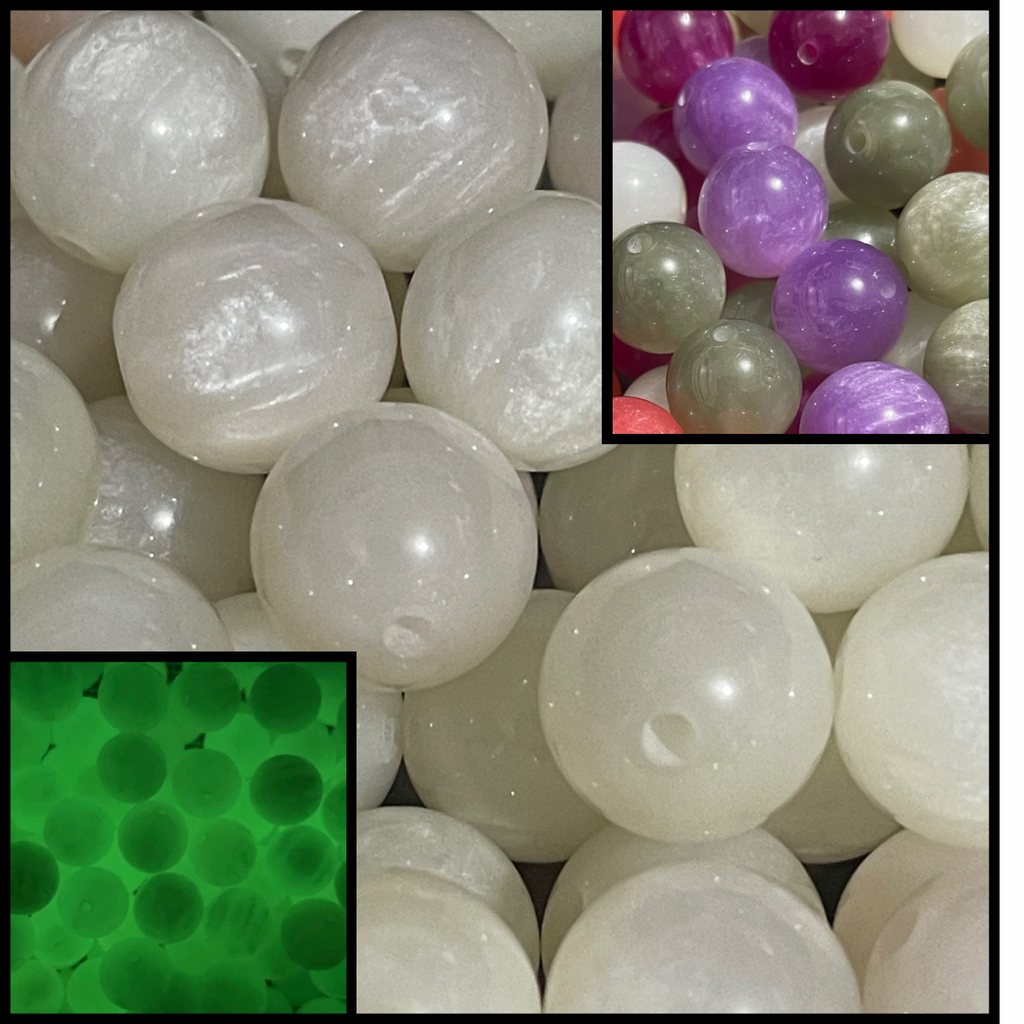 8mm UV Colorchanging Luminous Beads Mix