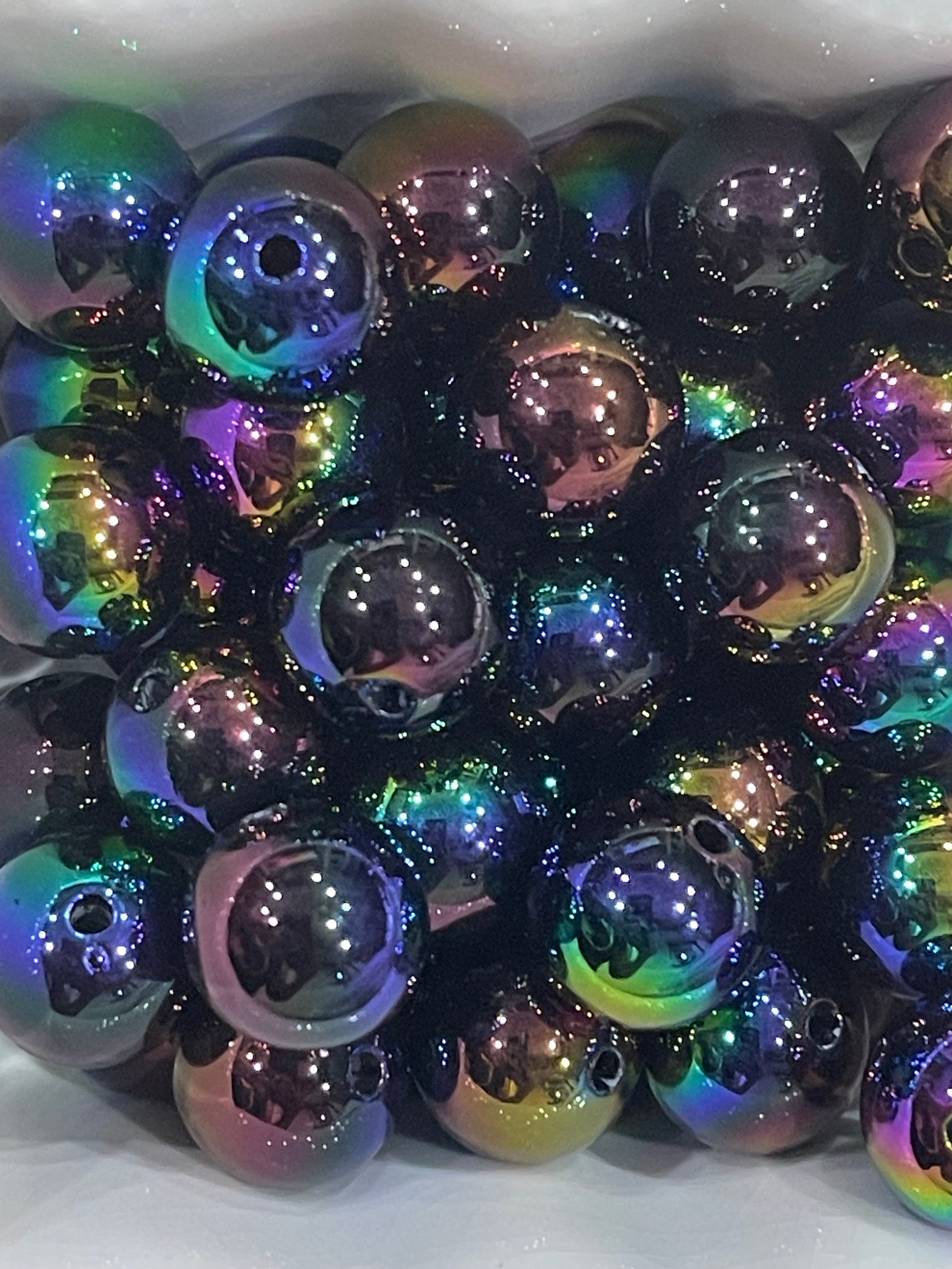 16mm Black AB Coated  Beads-N11 Main image