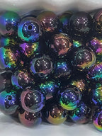 16mm Black AB Coated  Beads-N11