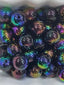 16mm Black AB Coated  Beads-N11