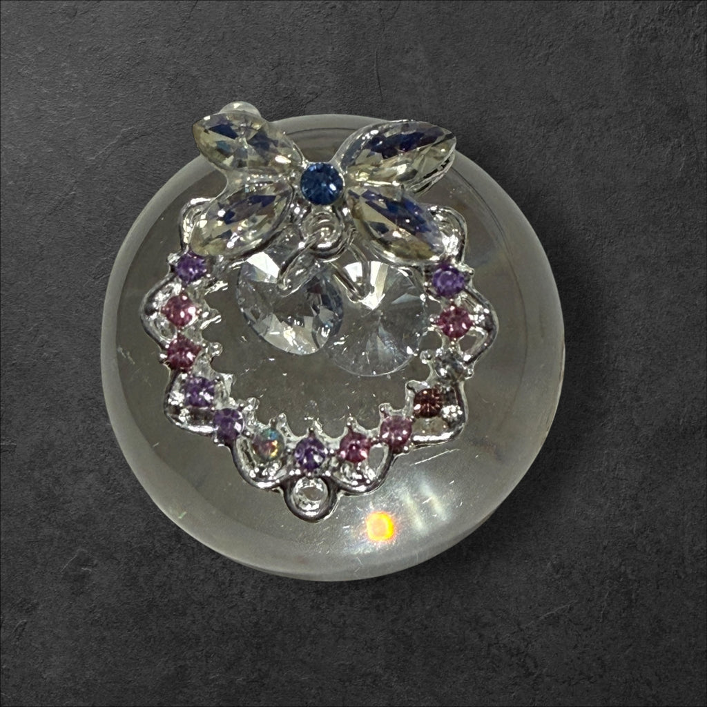 24mm  Alloy Rhinestone Garland Beads