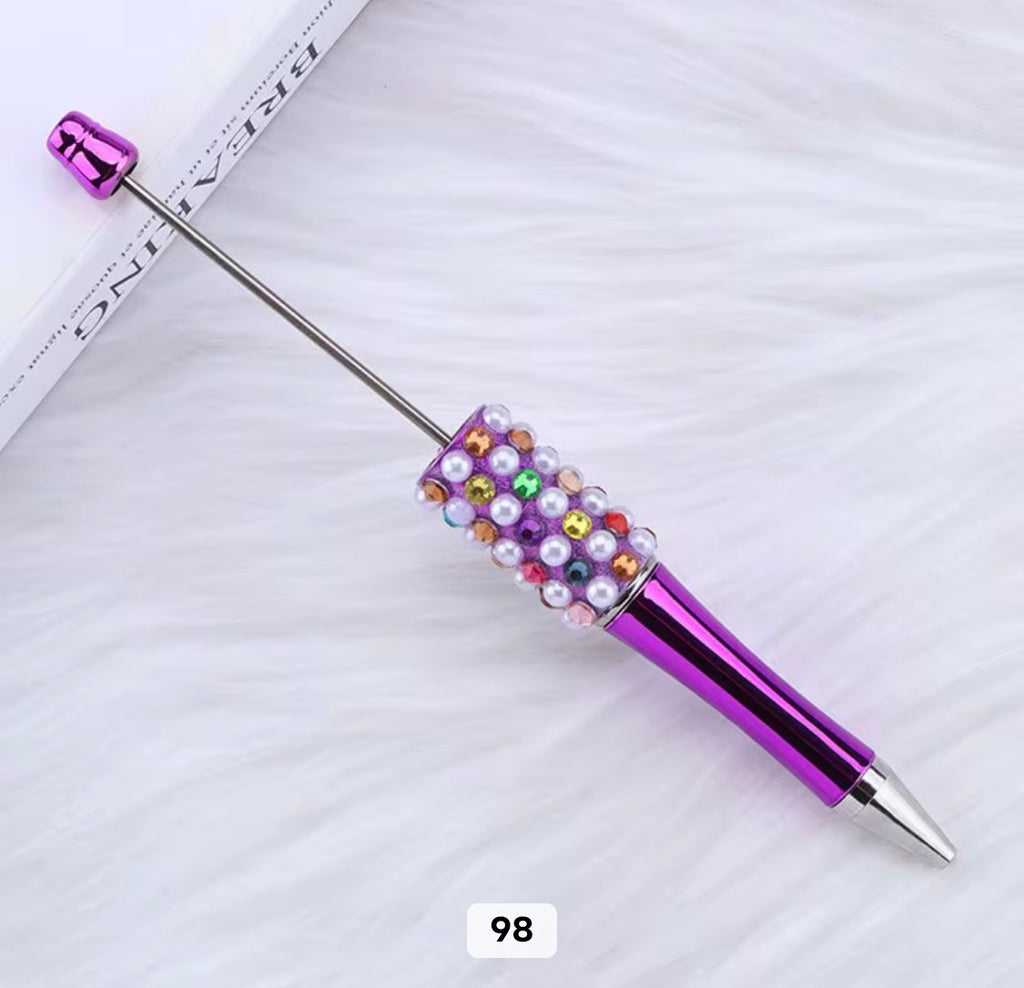 Rhinestone Pearl Shinny Metallic Beadable Pens