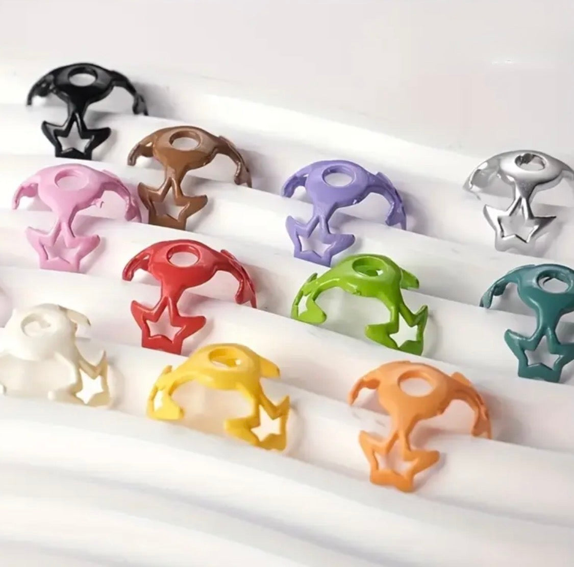 Bright Star Bead Caps