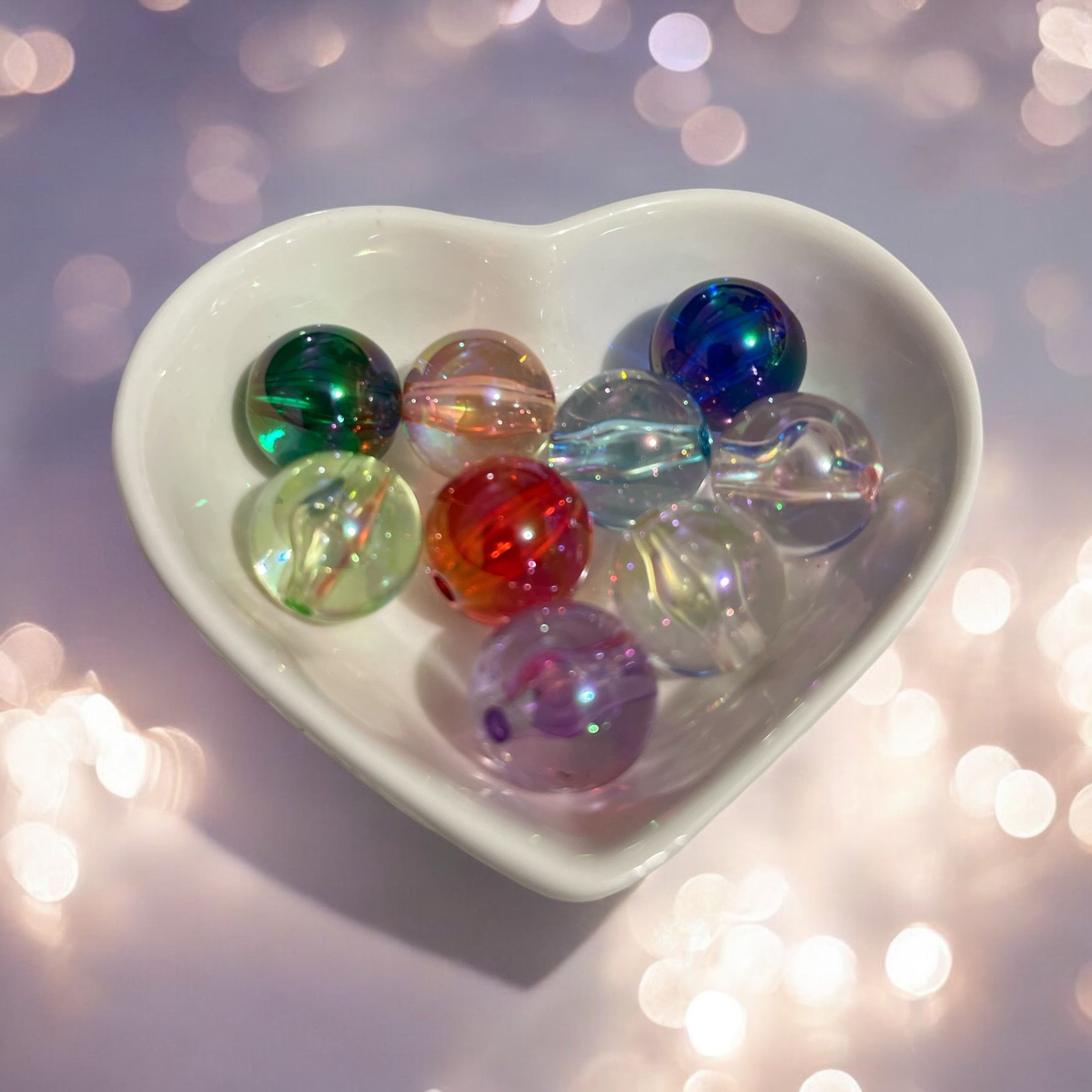 16mm Clear AB Beads (Single Colors) Secondary image