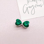 Metal Rhinestone Bow