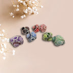 17mm Rose, Pearl and Rhinestone Fancy Bead (5pcs)-🎡
