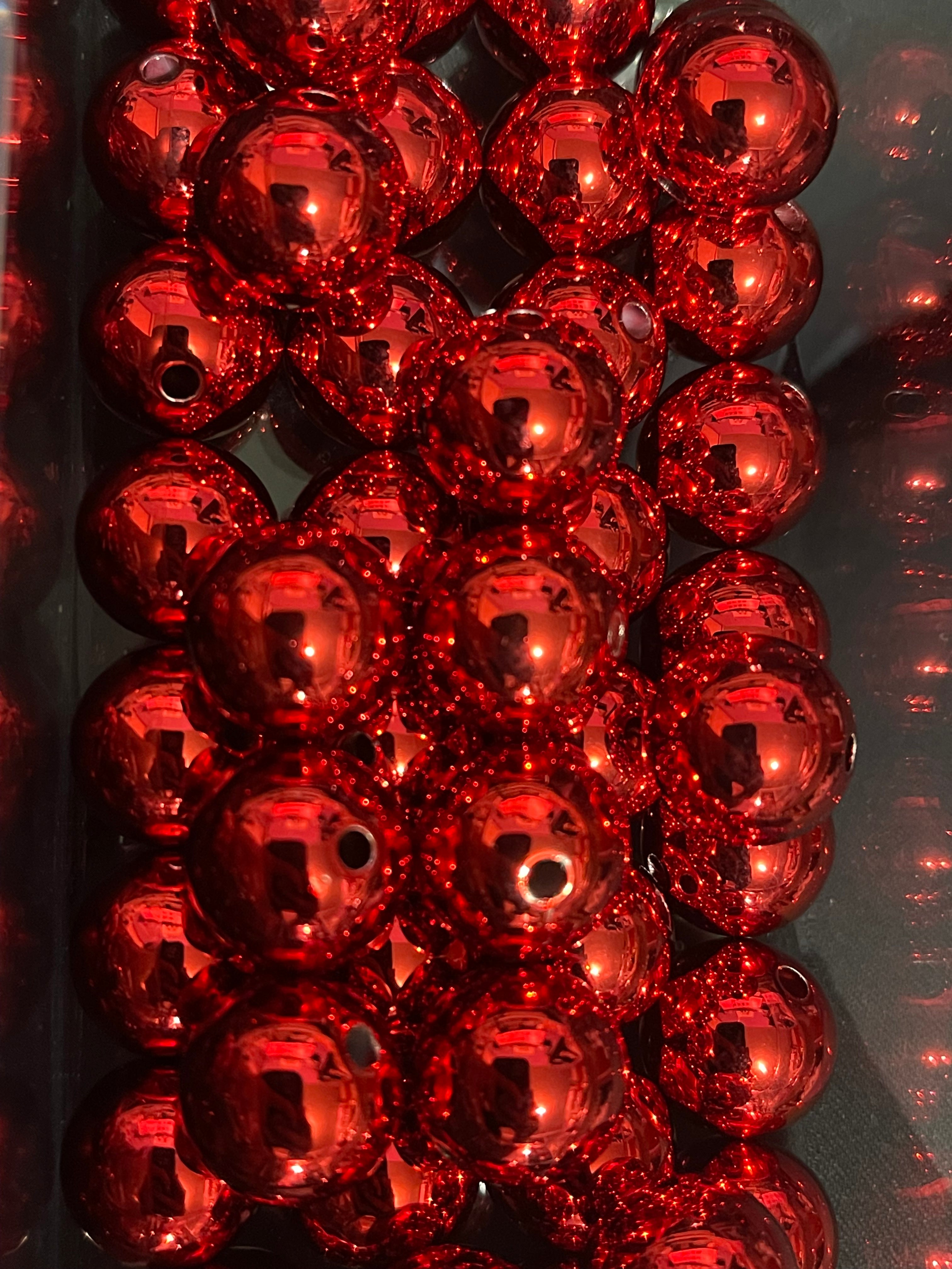 16mm Metallic Solids Beads (Single Color and Mix)