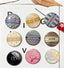 31mm Round Flat Branded Theme AB Beads