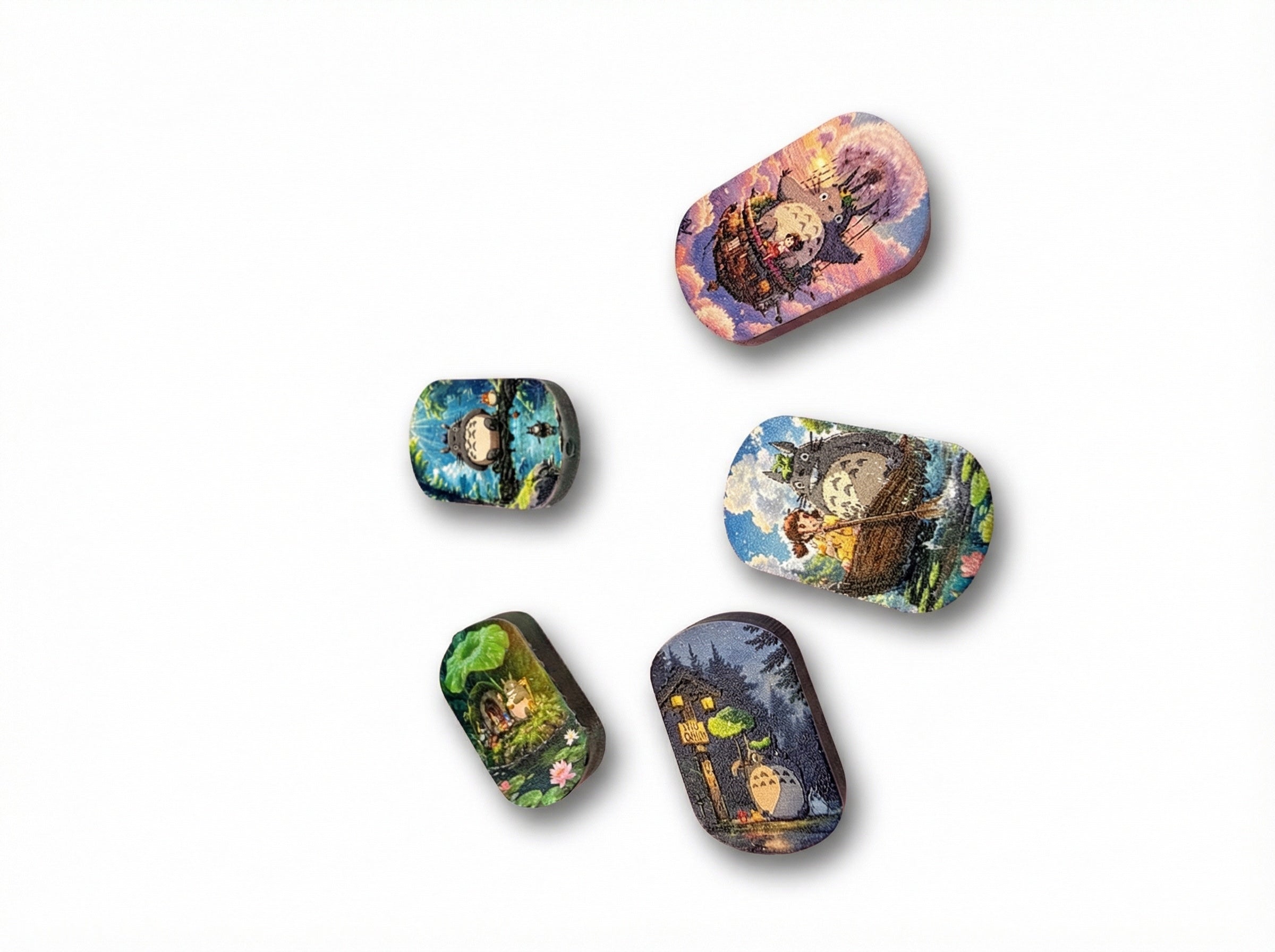 Totoro Scene Focal Acrylic Beads Main image