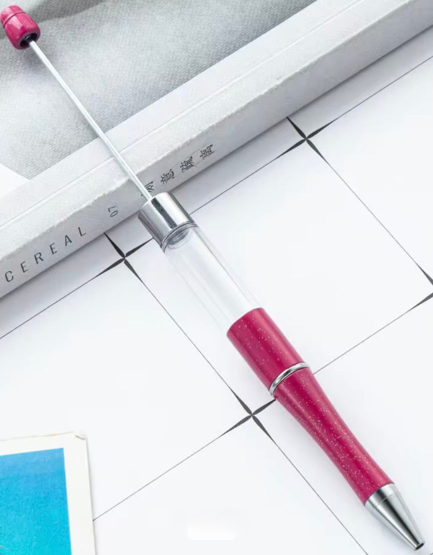 Shaker/Snowglobe beadable pens (Style 2)