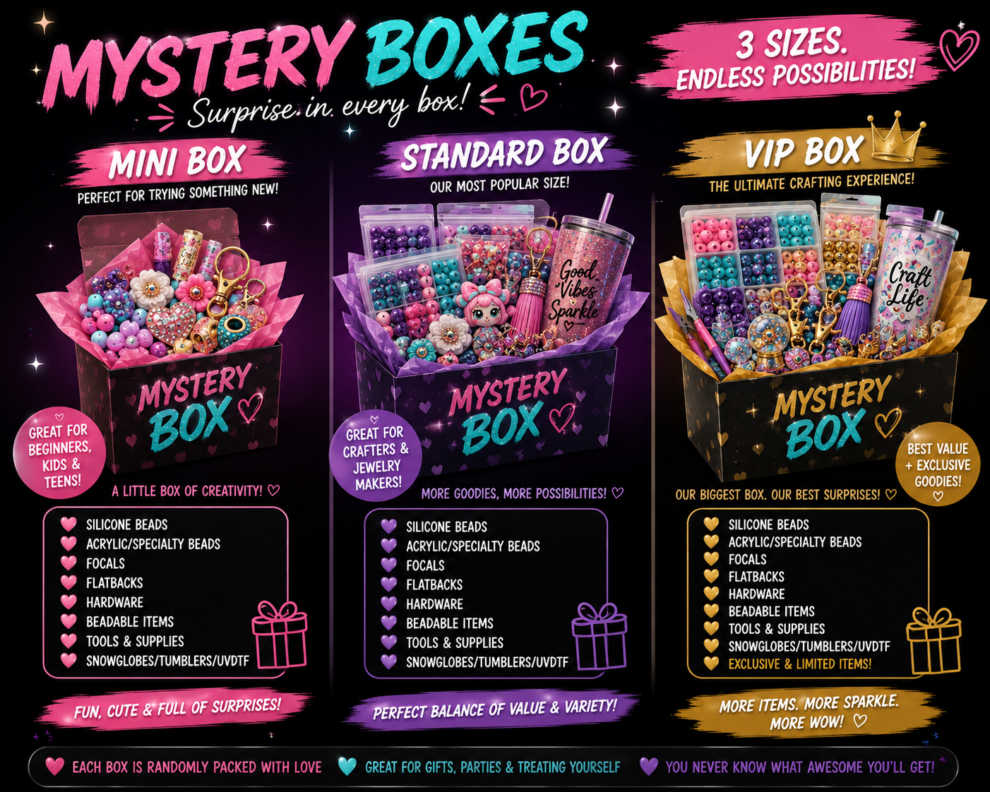 Goddess Mystery Boxes