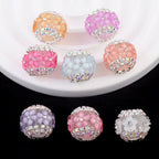 16mm Rhinestone Daisy Flower Fancy Beads (5pcs)