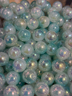16mm Glossy Ombre Color Acrylic Beads With UV Finish (Mix & Single Colors)