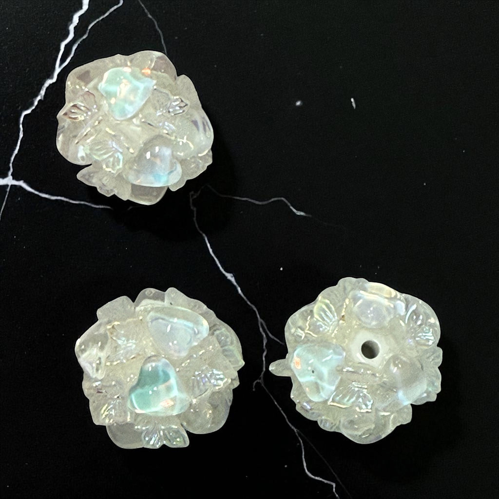 18mm Butterfly and Heart Fancy Beadd