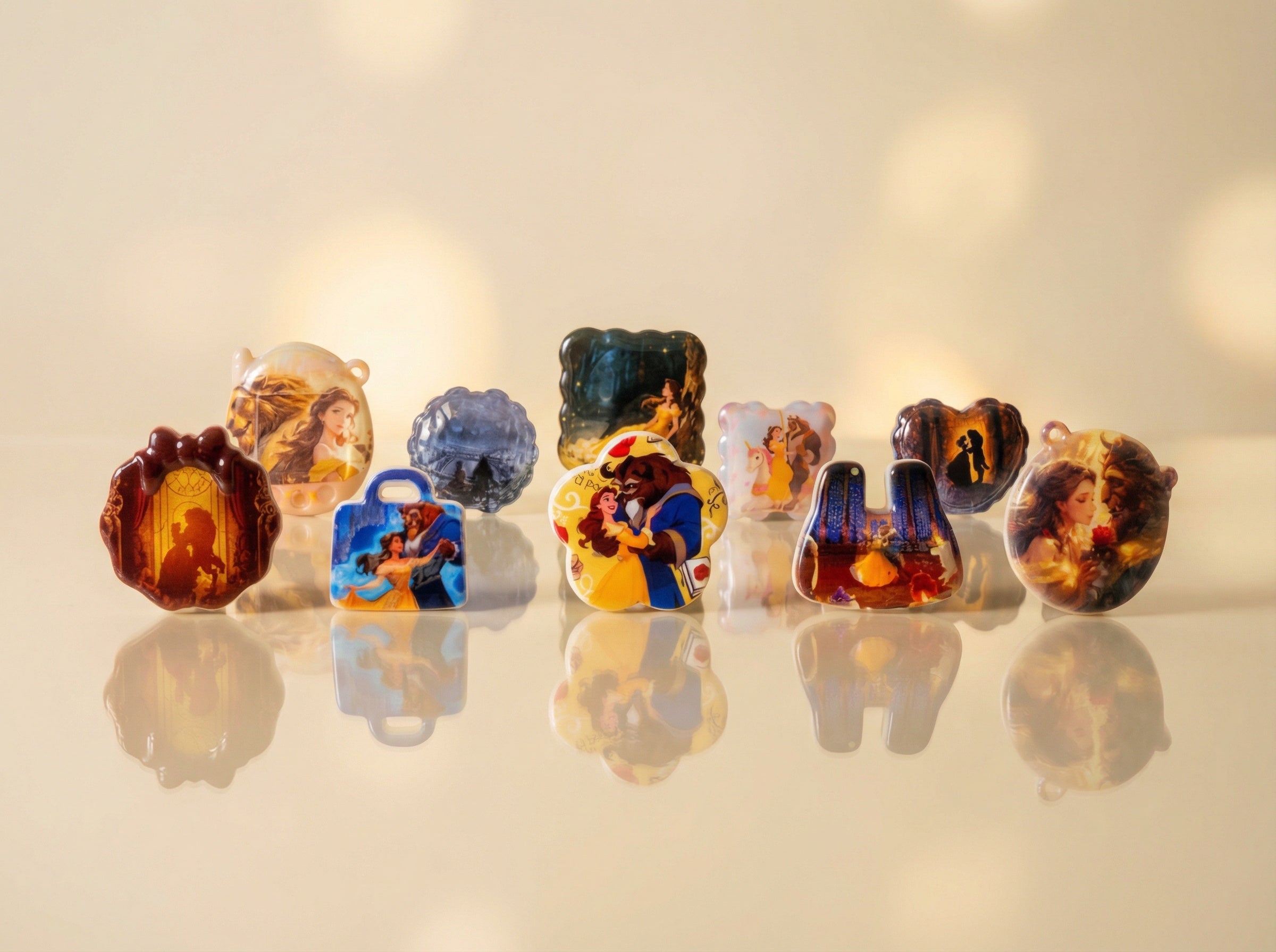Beauty & Beast Acrylic Beads Mix Main image