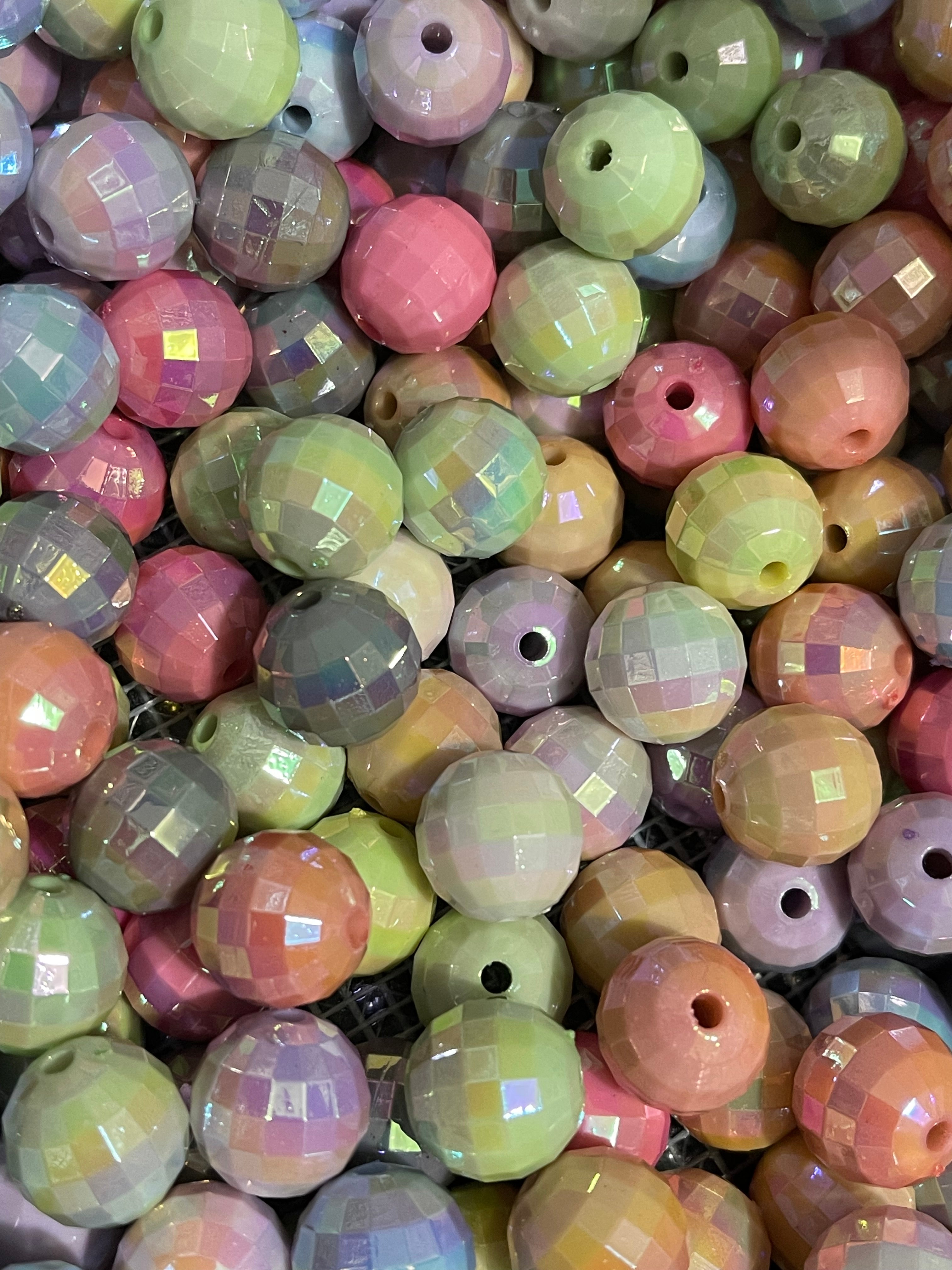 16mm Pastel  AB Disco Beads Mix-C19 Main image