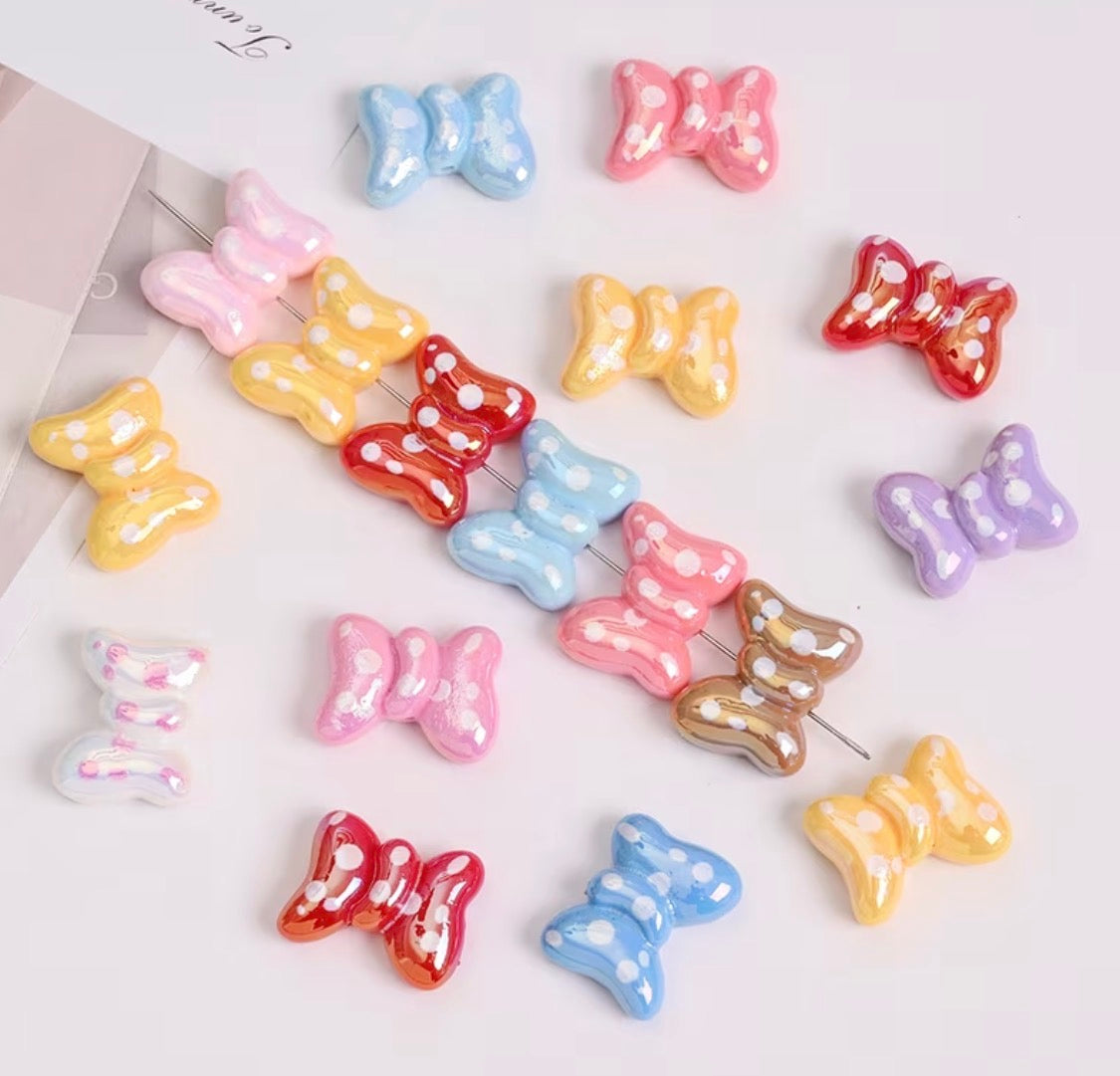 Polkadot Bow Beads Mix-Z15 Secondary image
