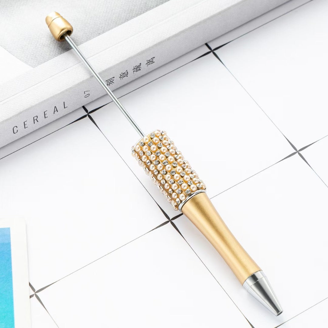 Pearl Rhinestone Beadable Pens