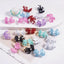 Colorful Metal Bow Bead Caps (10pcs)