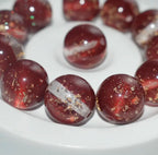 16mm Shimmer Gold Foil Beads (Mix and Single Colors)