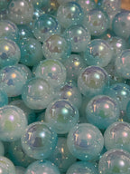 16mm Glossy Ombre Color Acrylic Beads With UV Finish (Mix & Single Colors)