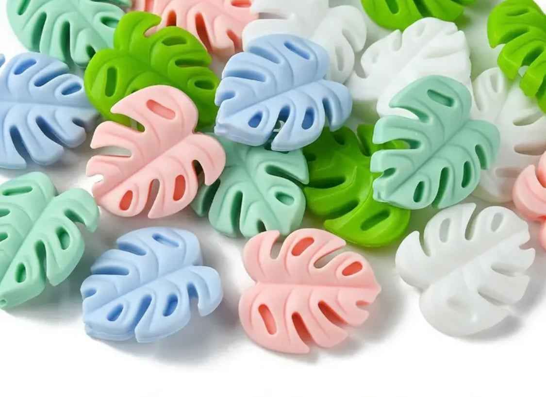 Monstera Leaf Silicone Focal