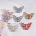 36mm Rhinestone UV Butterfly Bead