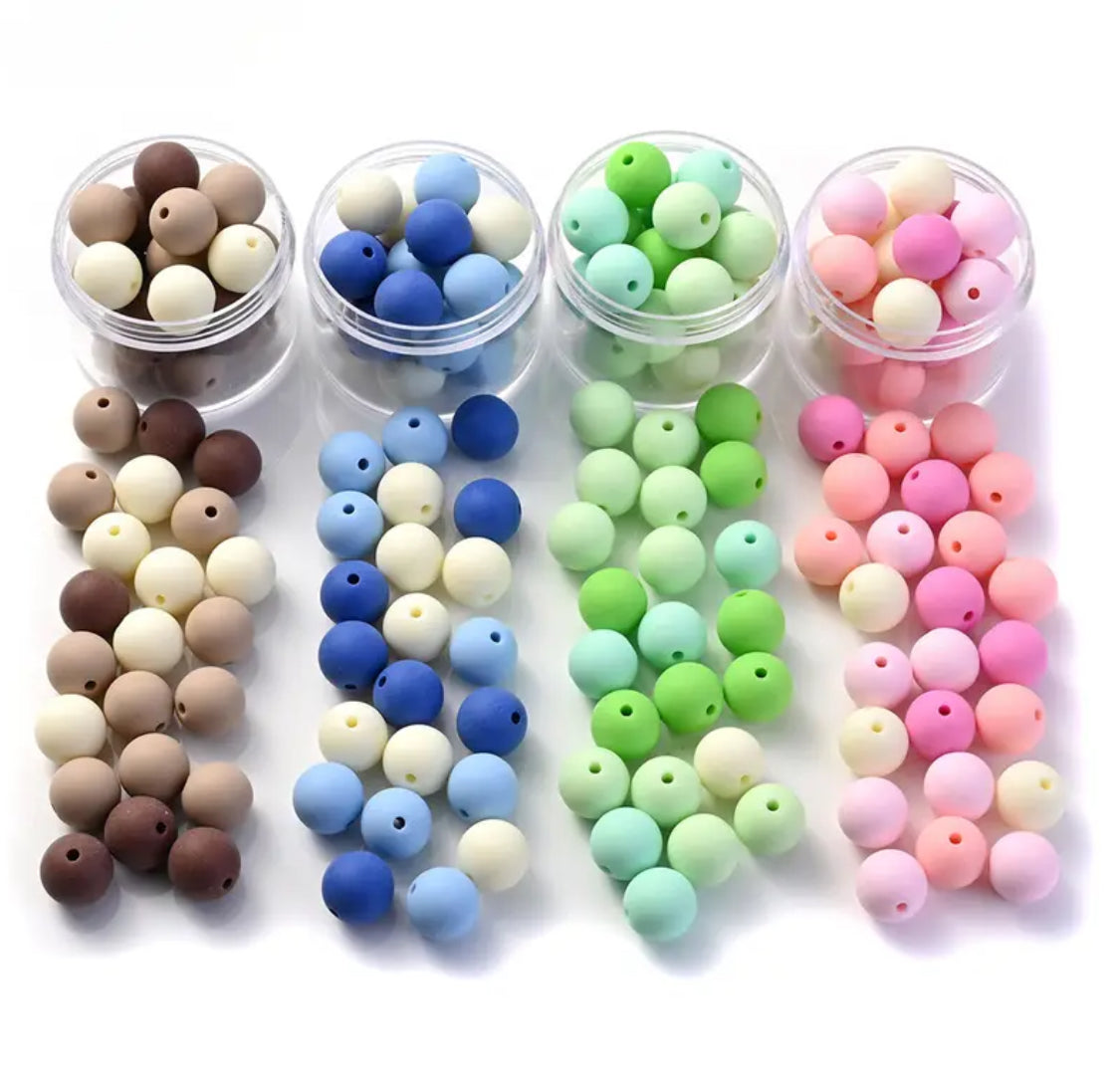 14mm Matte Beads Mix (Several Mixes) Main image