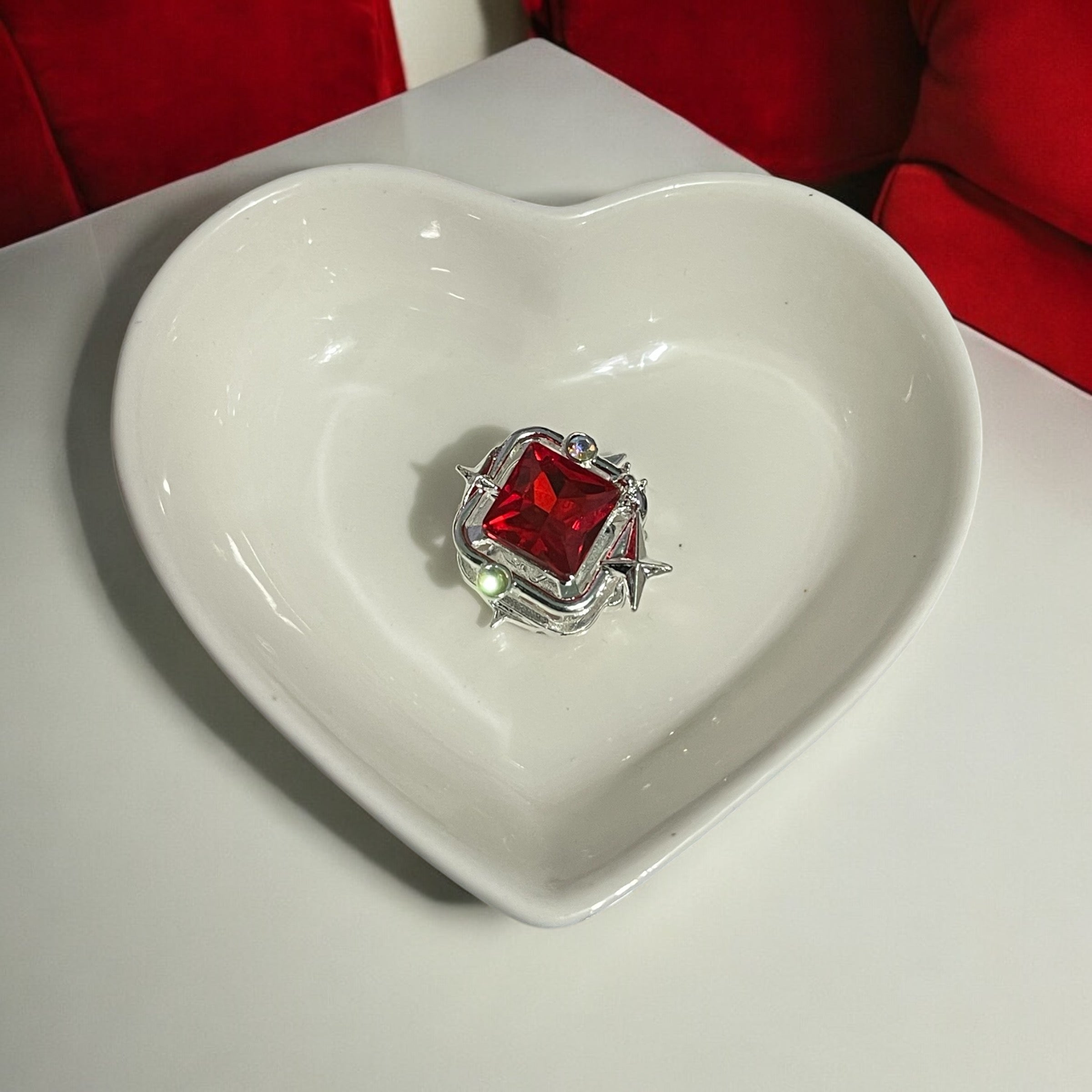 16mm Diamond Star Metal Rhinestone Beads