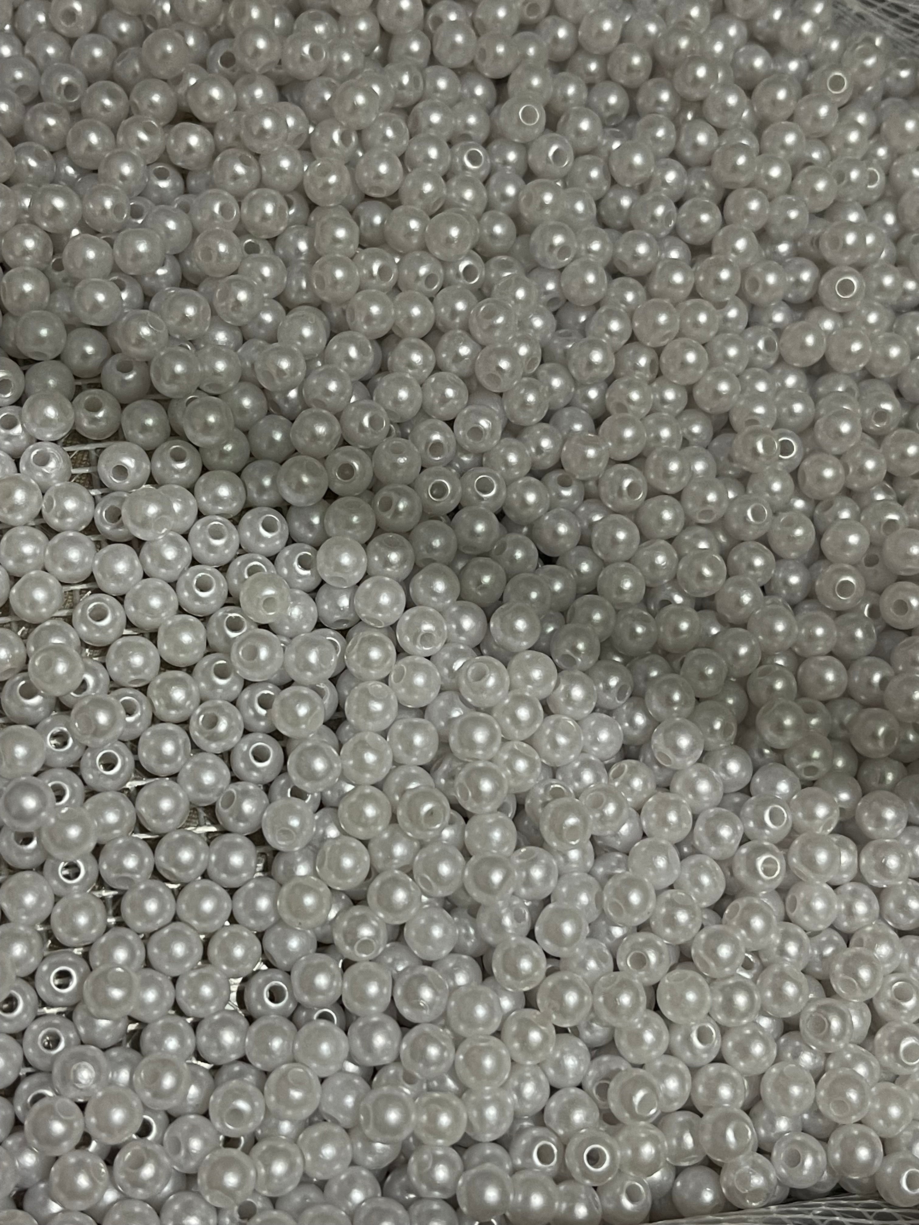 6mm Pearl Spacer Beads