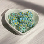 16mm Fancy Rose and Stone Beads