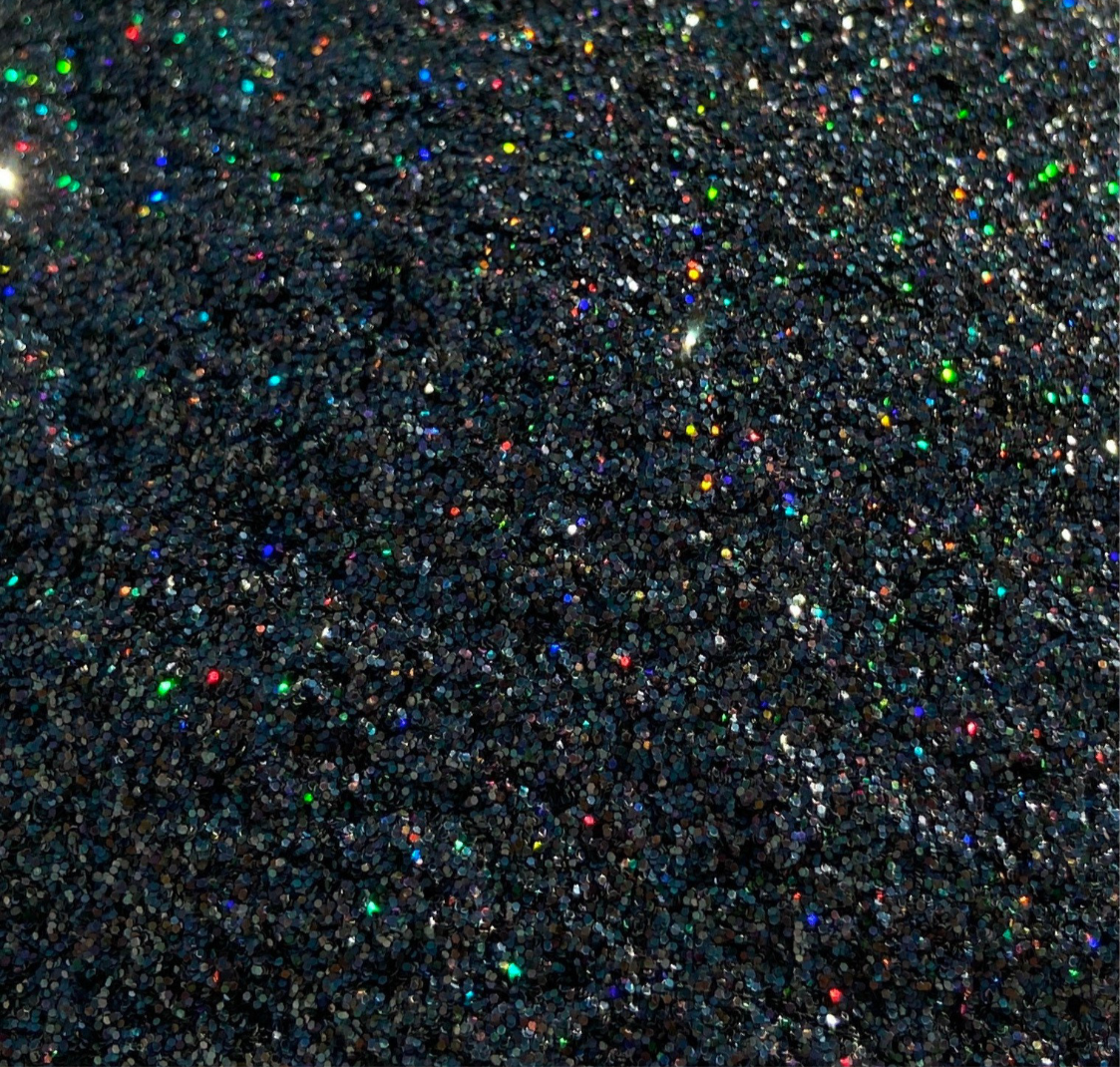 Black Holographic Ultra Fine Glitter-✨️