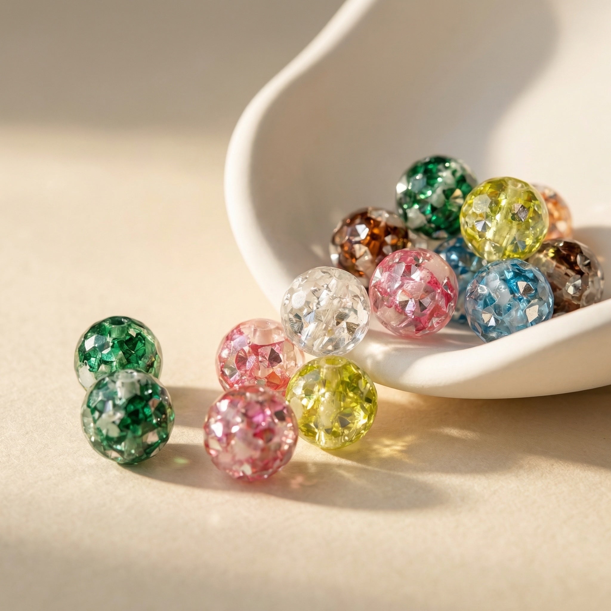 16mm Luxury Encapsuled Rhinestone Beads-K22 Main image