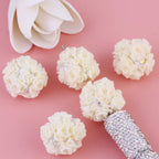 20mm Soft Fuzzy Roses Beads