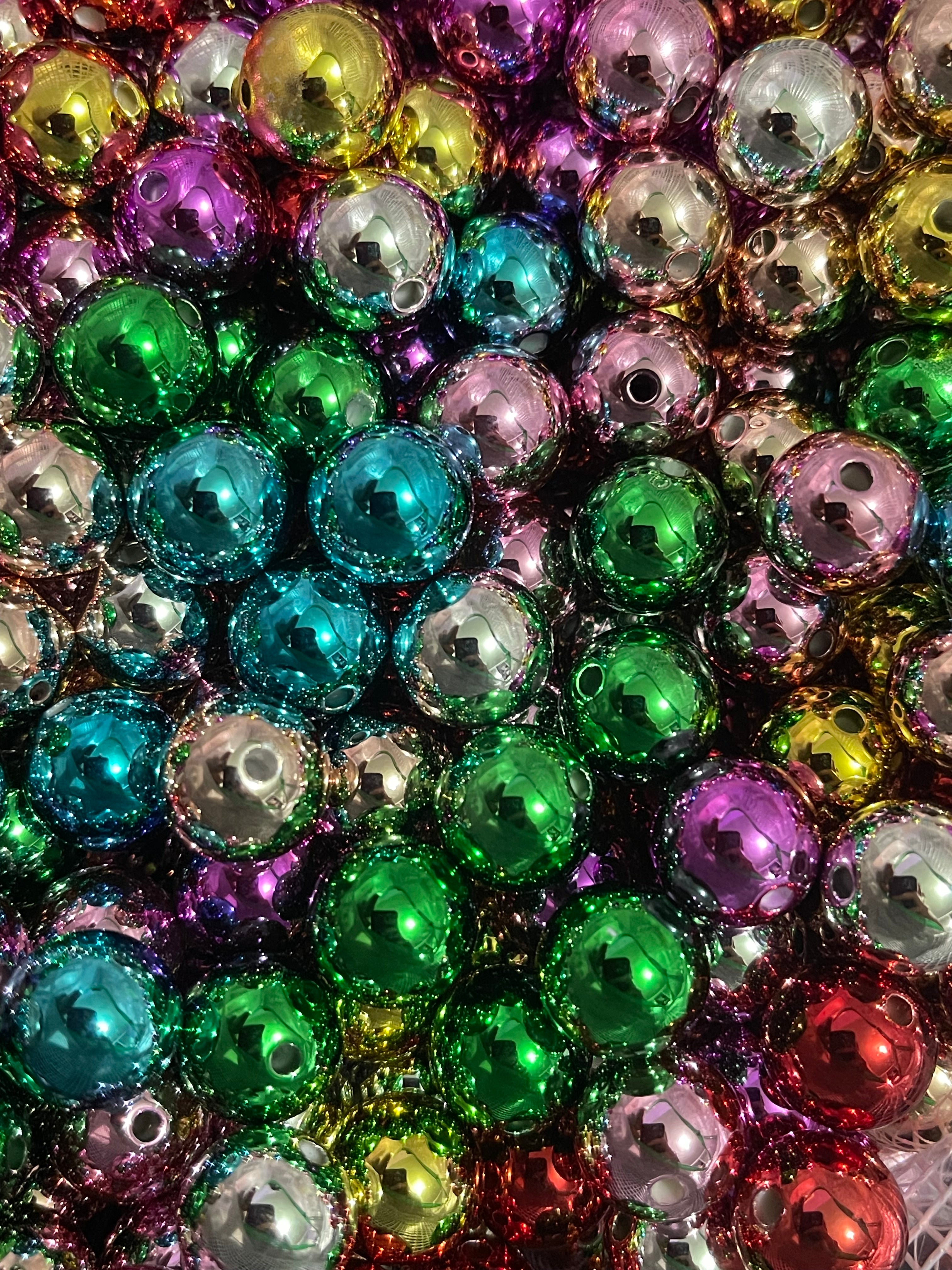 16mm Metallic Solids Beads (Single Color and Mix) Main image