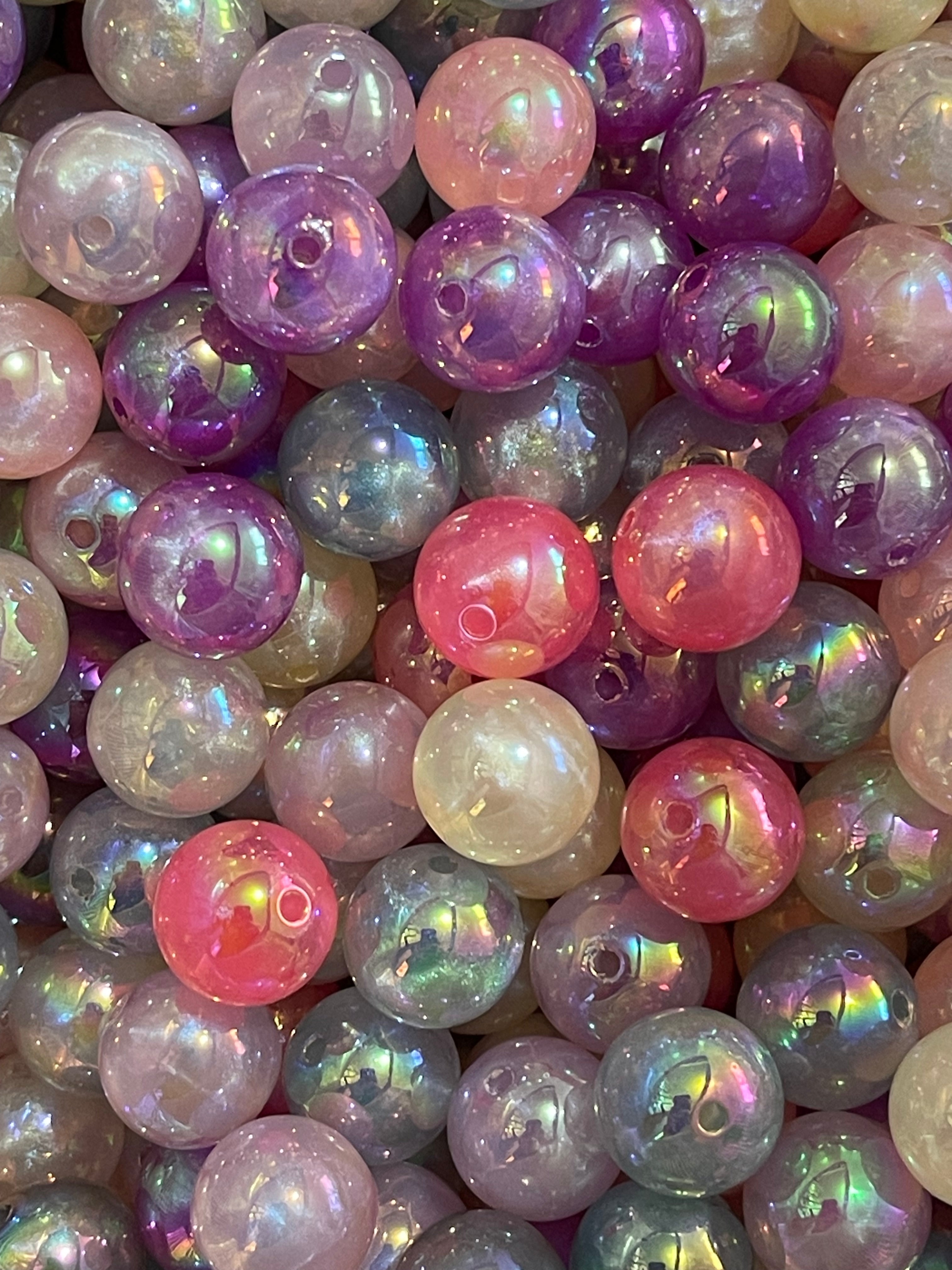 16mm Luminous Pearlescence AB Beads (Single Color and Mix) Main image