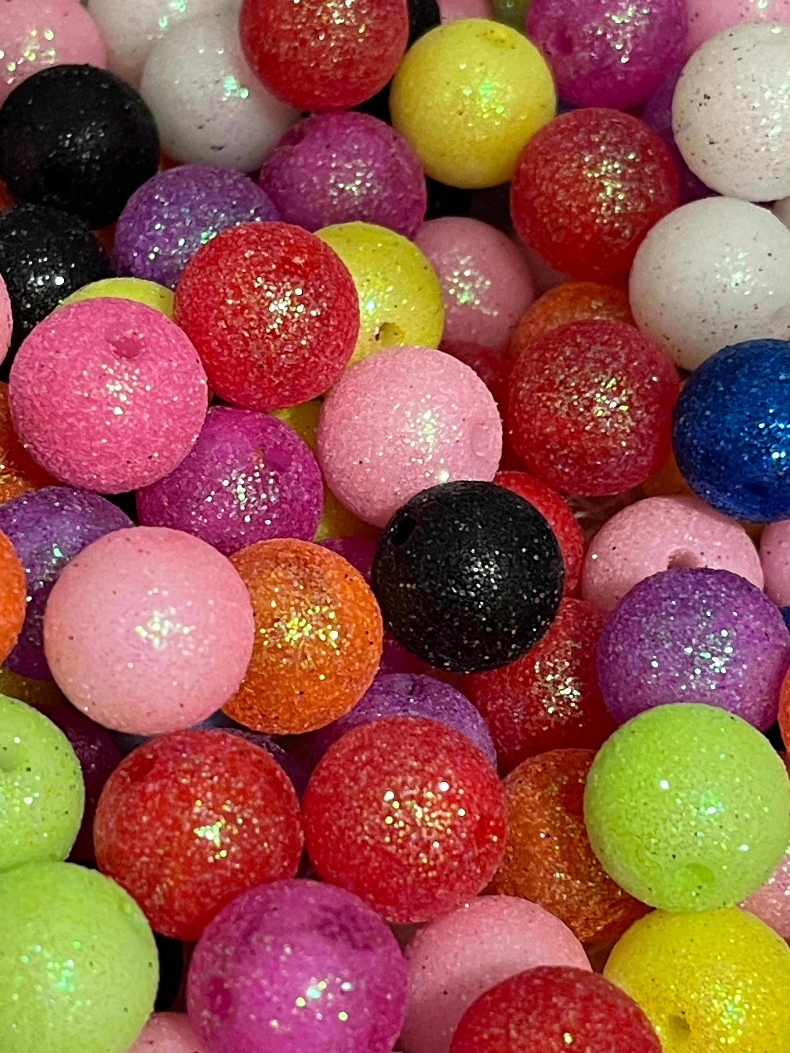 16mm Glitter Beads Mix-K12 Main image