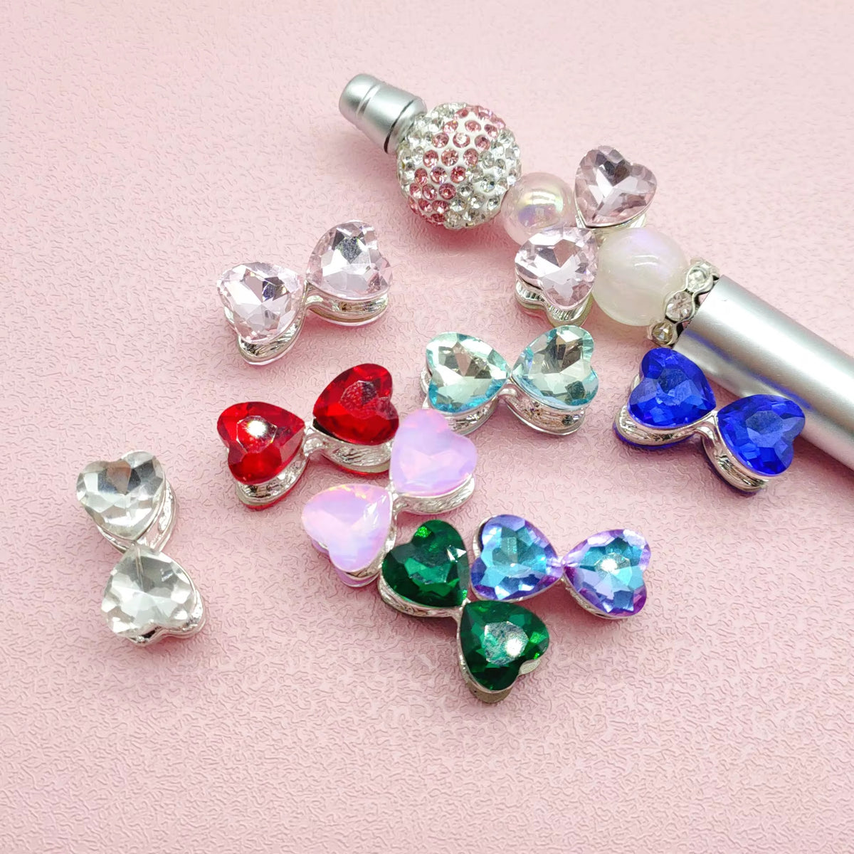 Metal Rhinestone Bow-T12 Main image