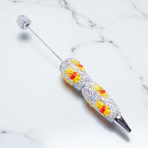 Pooh Clay Rhinestone Beadable Pens (4 Styles)