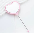 Heart Shaped Beadable Mirror