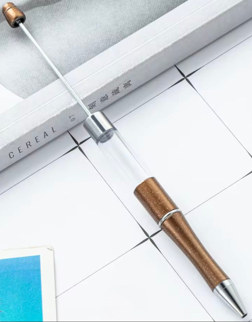 Shaker/Snowglobe beadable pens (Style 2)
